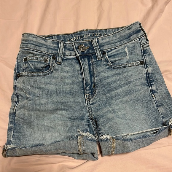 American Eagle Outfitters Pants - High waisted American Eagle Jean Shorts Size 00